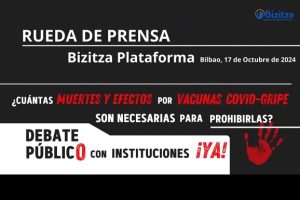 Rueda de Prensa Bizitza – Campaña vacuna gripe en centros escolares